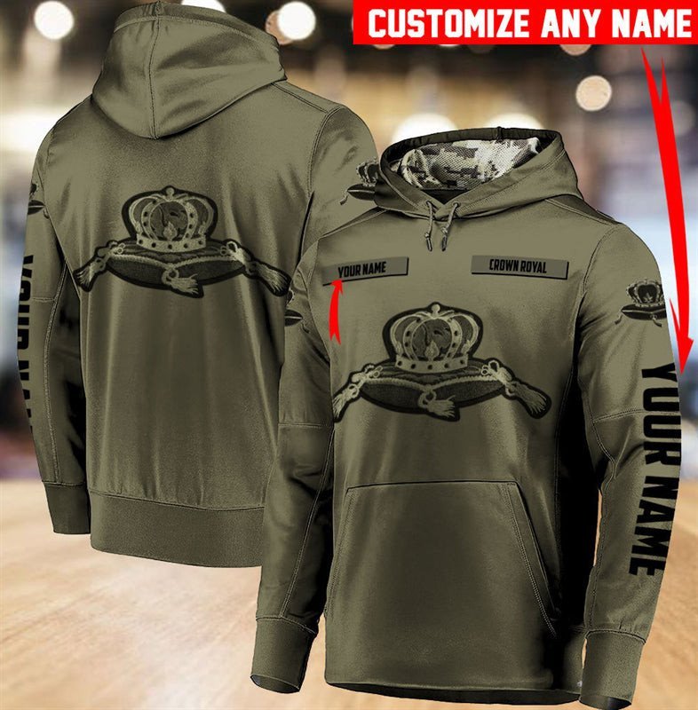 Personalized Crown Royal Us Army Hoodie For Men And Women