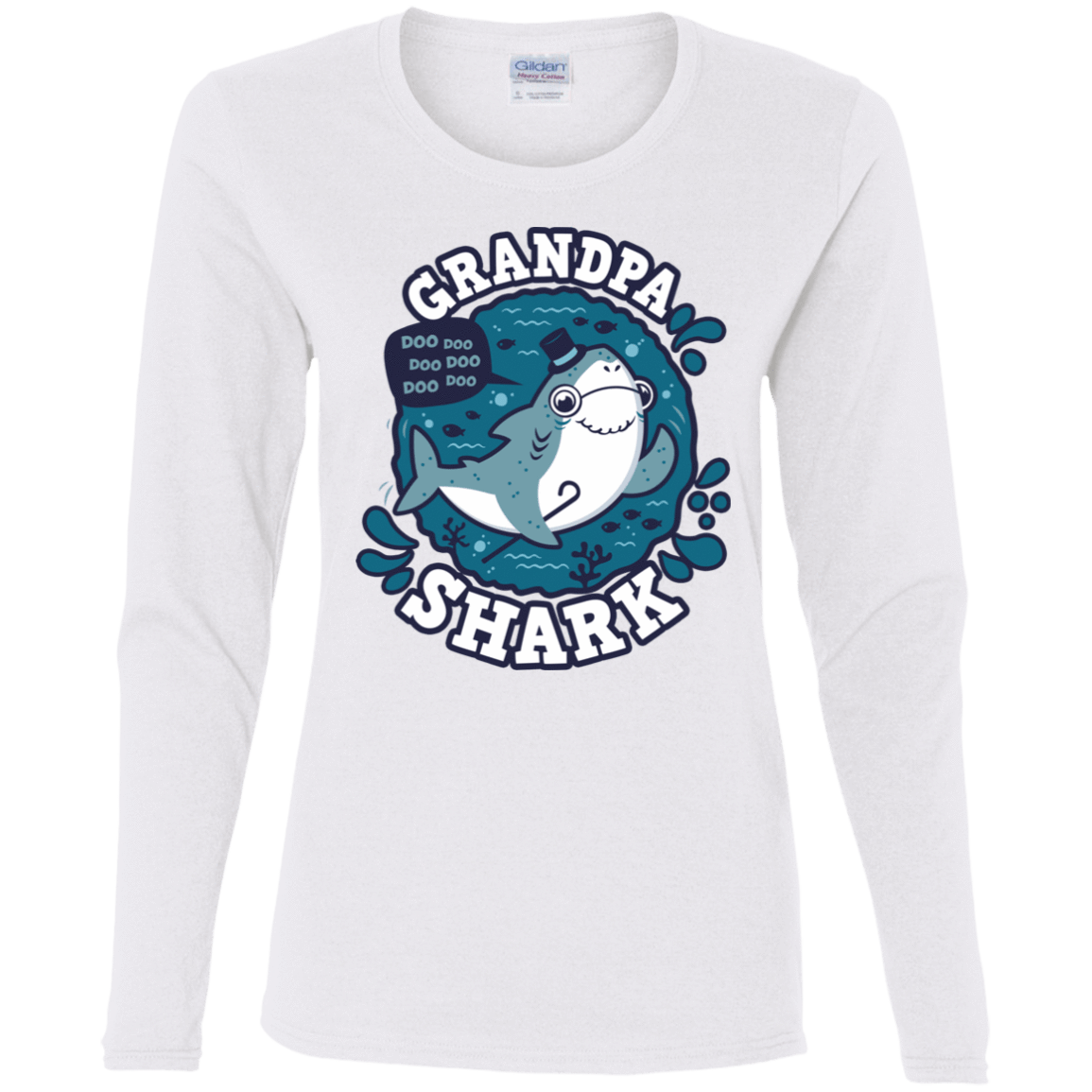 Shark Family Trazo – Grandpa Women’S Long Sleeve T-Shirt