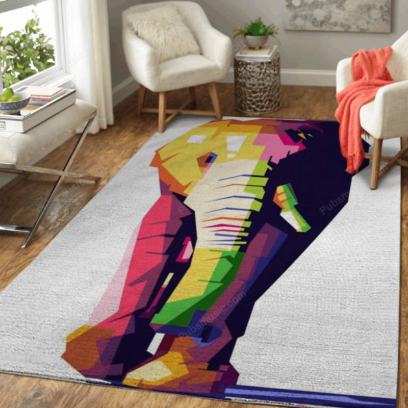 elephant WPAP art – Animals Area Rug Carpet