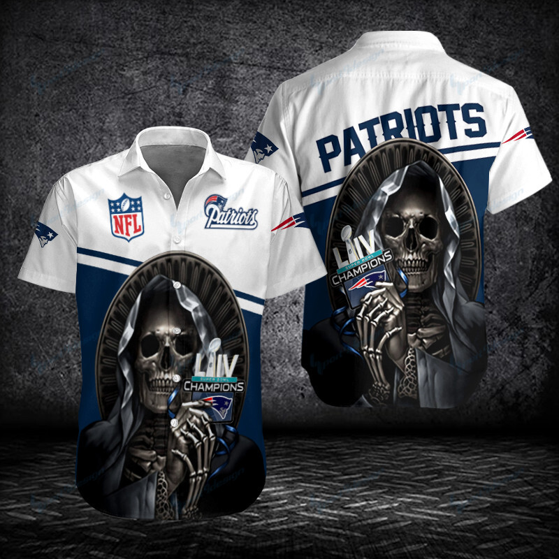 New England Patriots Button Shirt Bg580