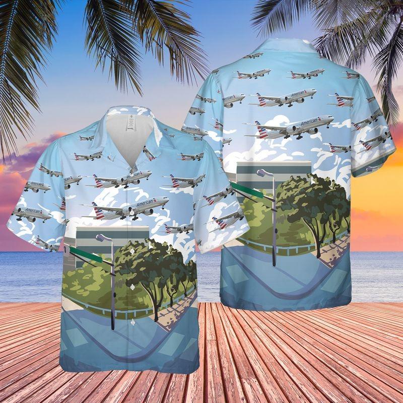 American Airlines Boeing 777-300Er Hawaiian Shirt | For Men & Women | Adult | Hw8538