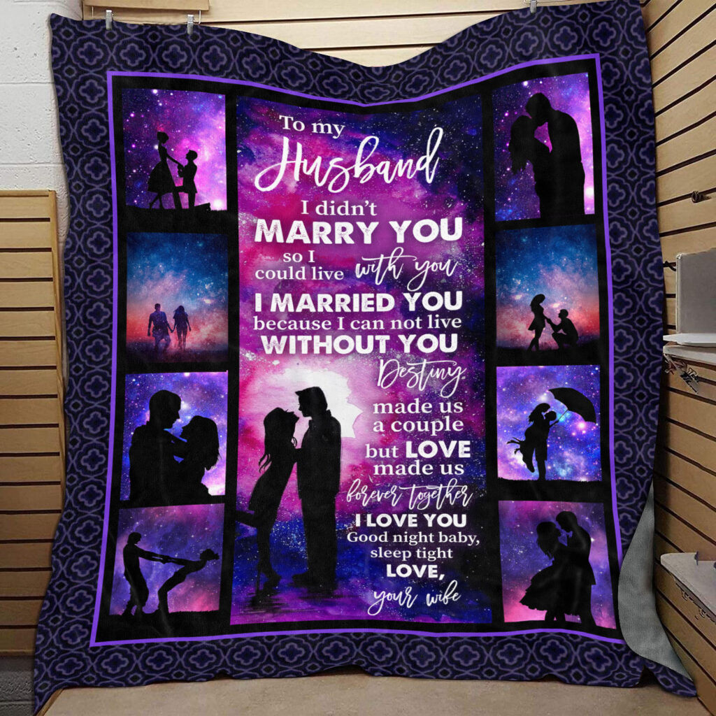 To My Husband Gift Fleece Blanket – Husband Gift