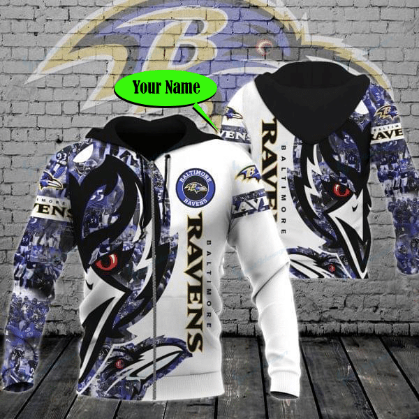 Baltimore Ravens Personalized All Over Printed 455