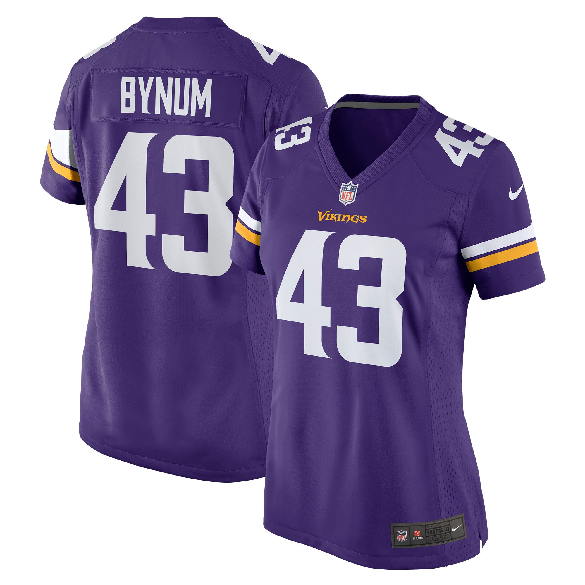 Camryn Bynum Minnesota Vikings Womens Game Jersey – Purple NFL