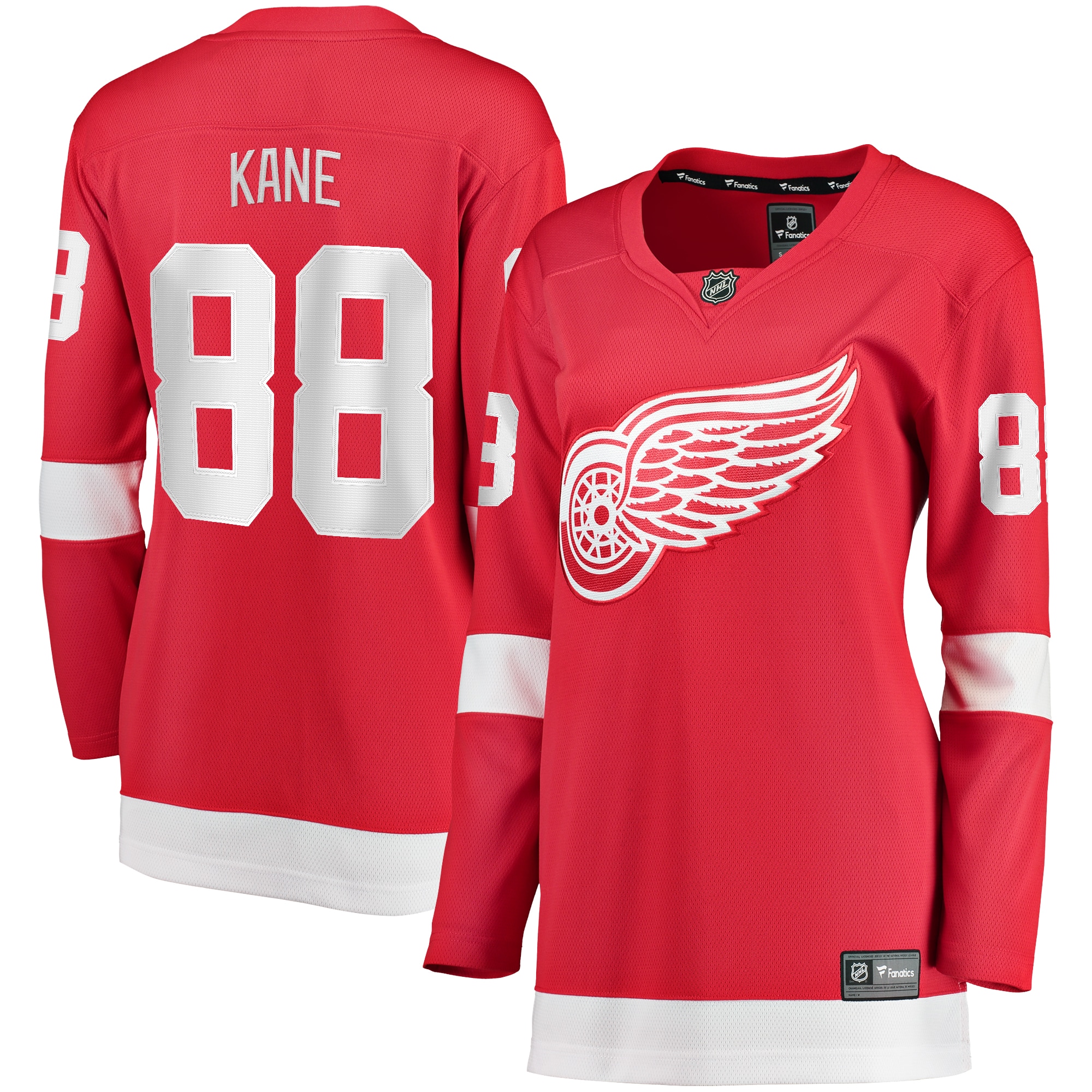 Patrick Kane Detroit Red Wings Branded Women's Home Breakaway Player Jersey – Red