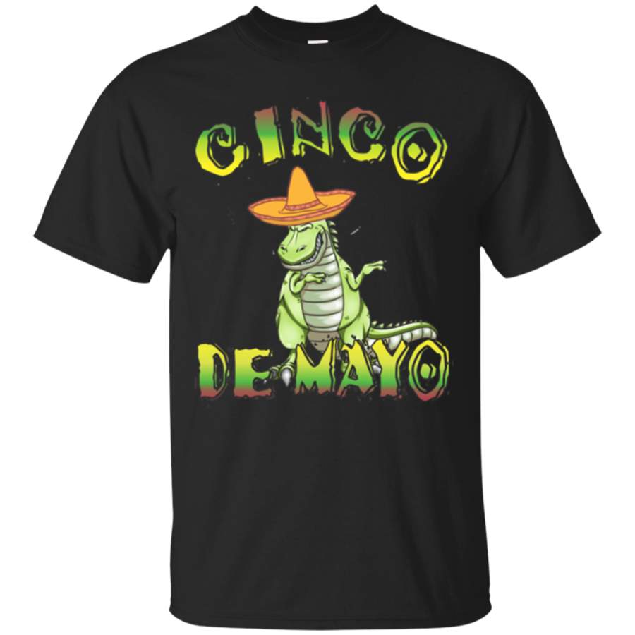 Cinco De Mayo Party Dabbing T-Rex women men kid Shirt