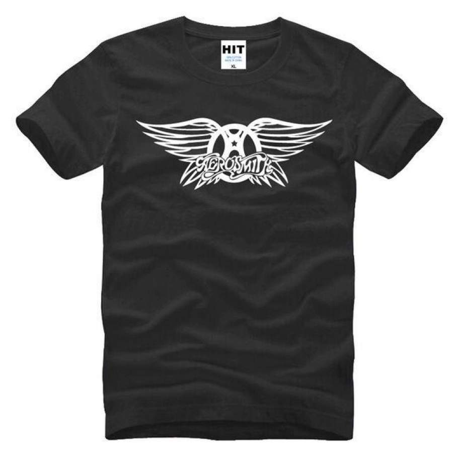 AEROSMITH DREAM ON CAT Rock Mens Short Sleeve O Men T Shirt