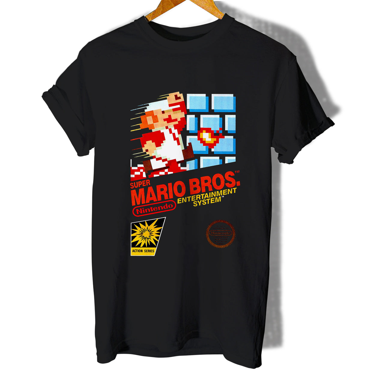 Super Mario Brothers Retro Nes Game Women T-Shirt