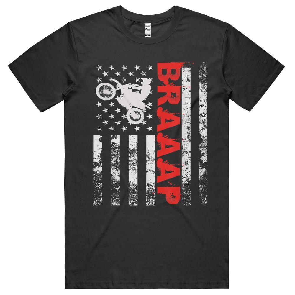 Braaap Vintage Usa American Flag Tee T-shirt, long sleeve tee, hoodie