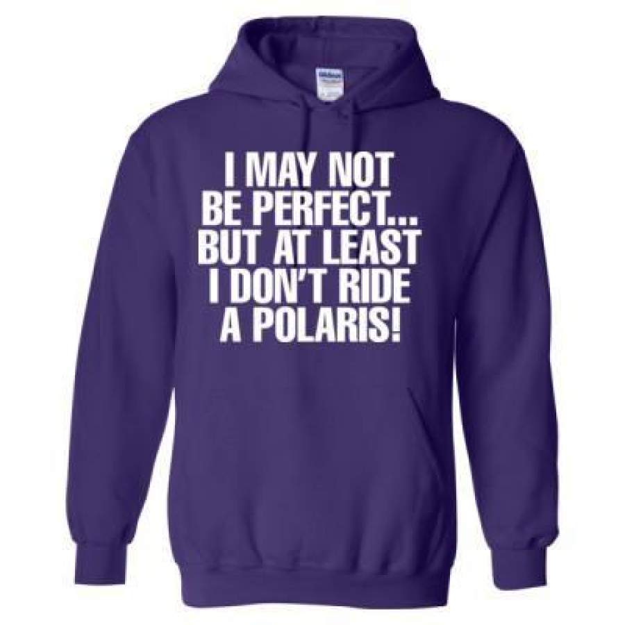 AGR Snowmobile I May Not Be Perfect But At Least I Dont Ride A Polaris – Heavy Blend™ Hooded Sweatshirt