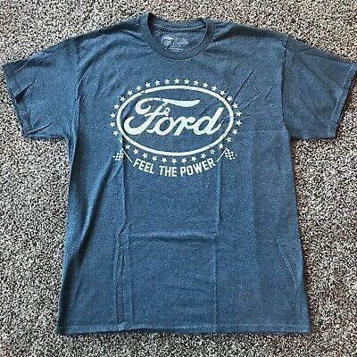 Ford Feel The Power Mustang S Shirt Classic Muscle Cars Auto Graphic Shirt