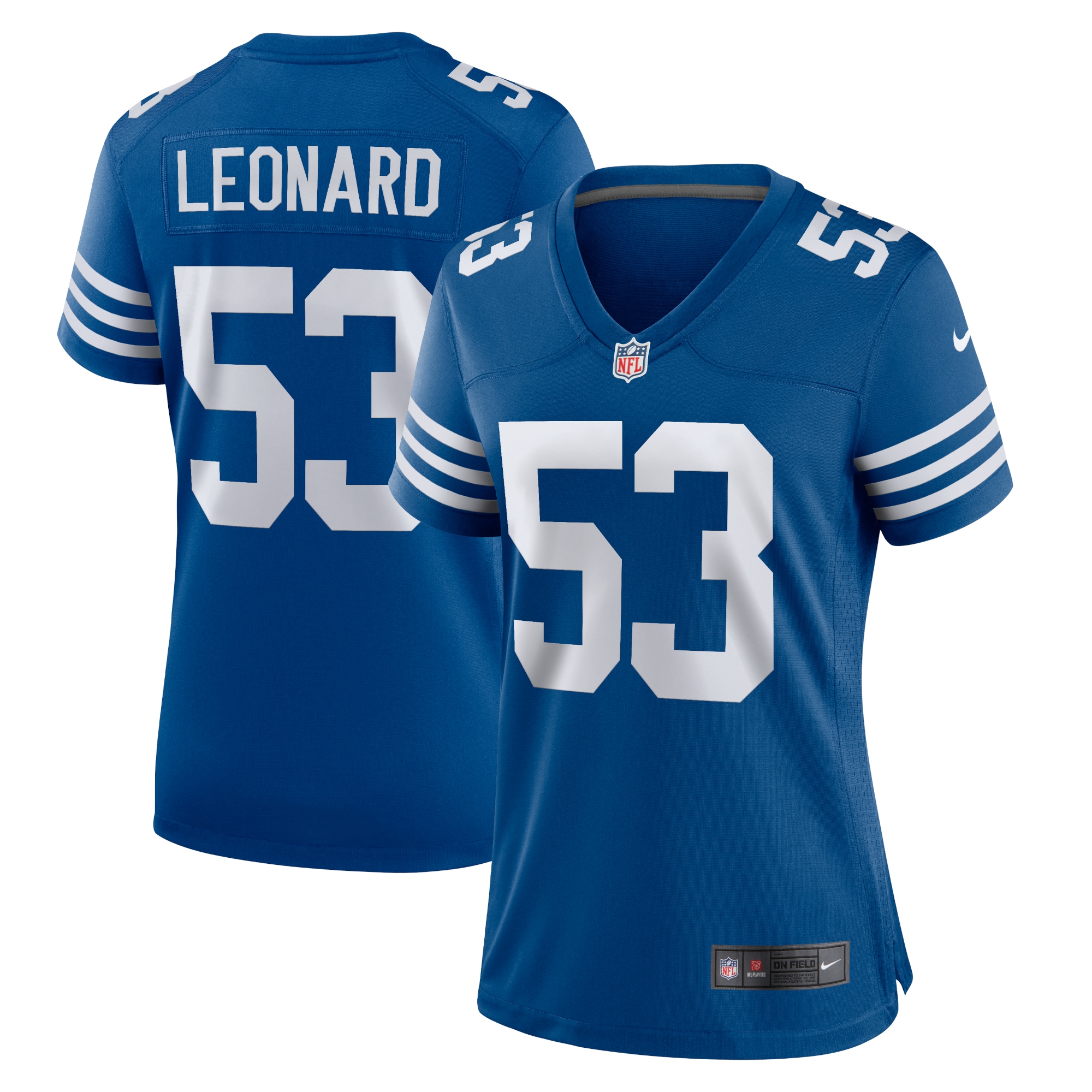 Shaquille Leonard Indianapolis Colts Women's Alternate Game Jersey – Royal