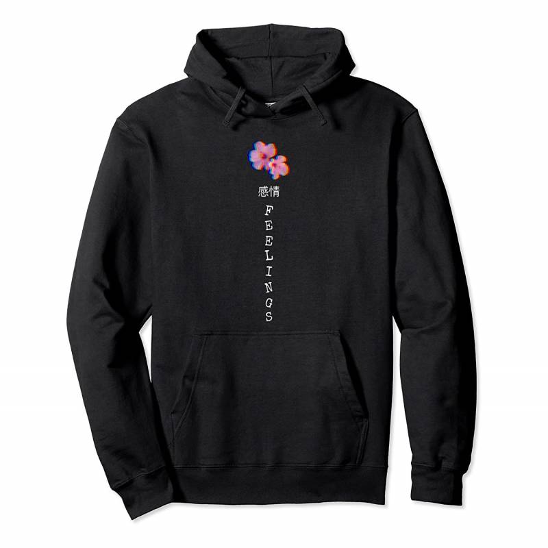 Feelings Flowers Japanese Kanji Hoodie Aesthetic Style, T Shirt, Sweatshirt