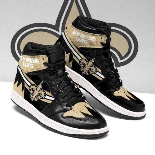 New Orleans Saints Football Air Jordan Sneakers Team Custom Shoes