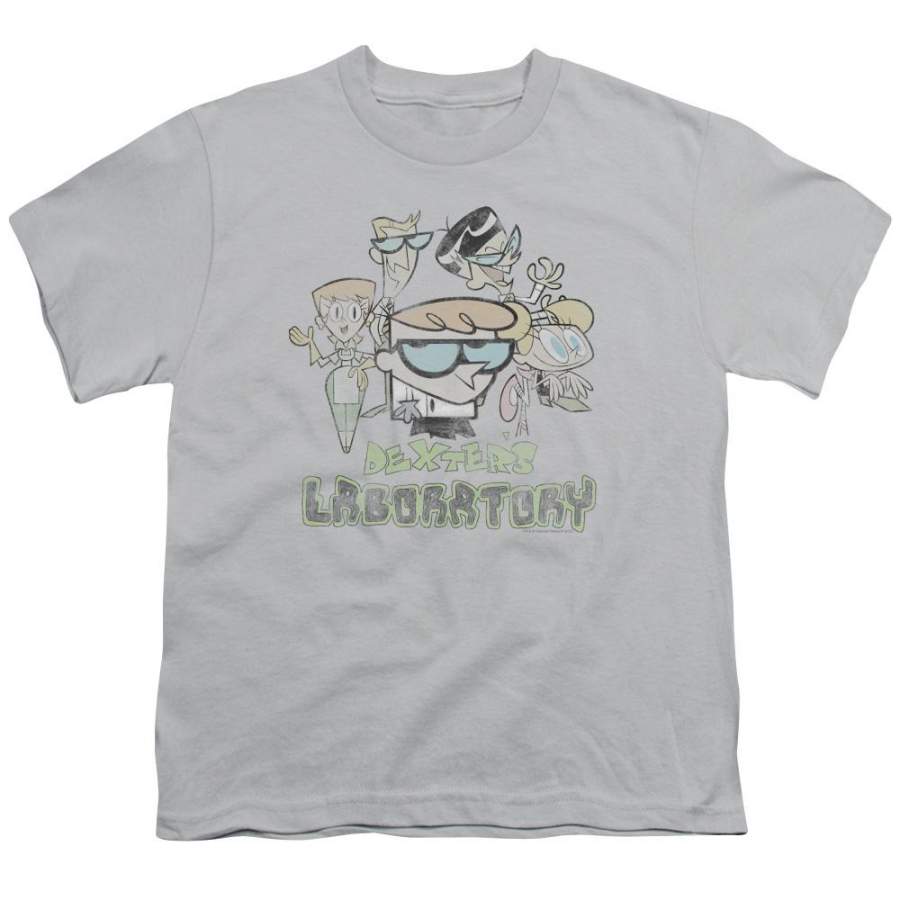 Dexter’s Laboratory Vintage Cast Youth T-Shirt (Ages 8-12)