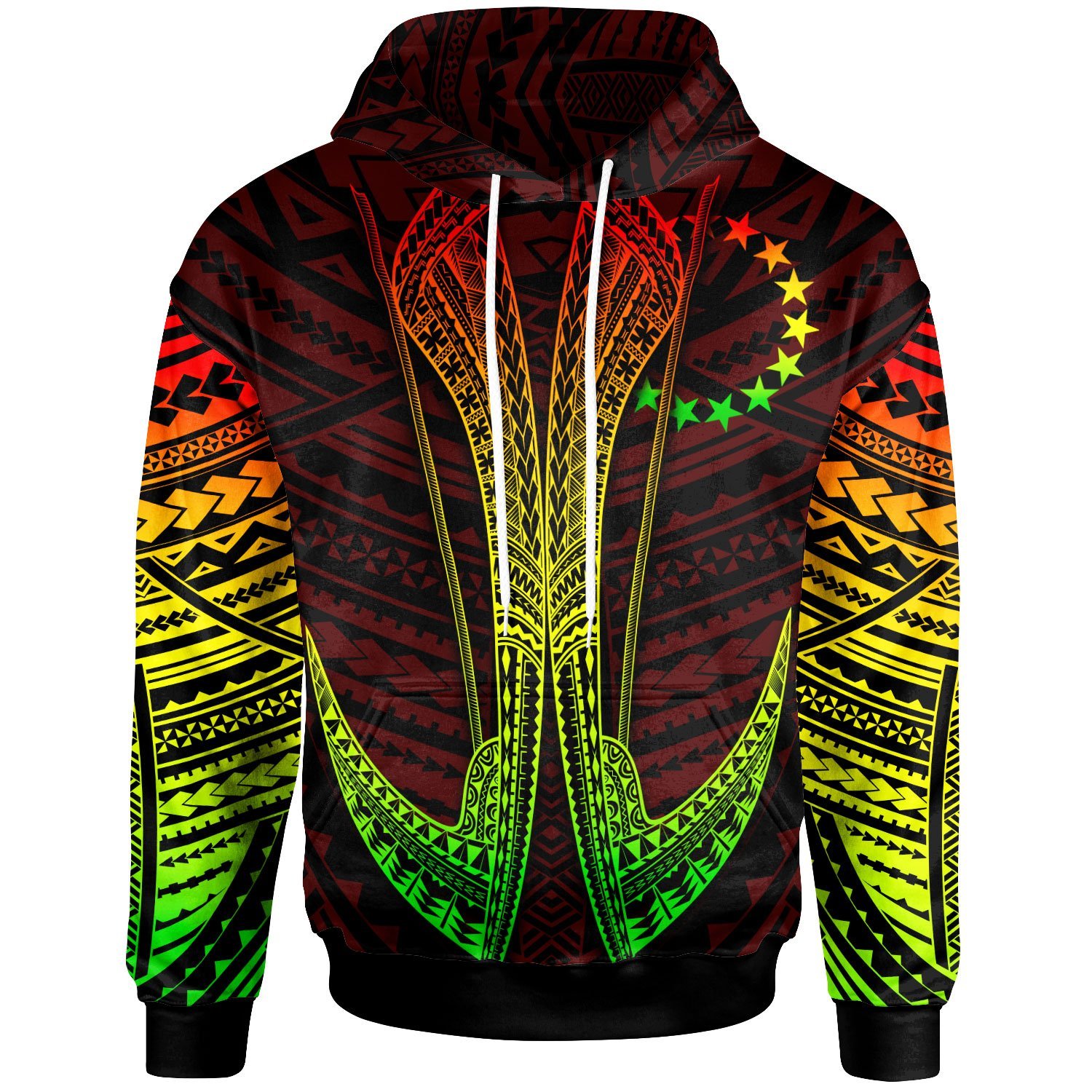 Cook Islands – Custom Personalised Hoodie – Fish Hook – BN20