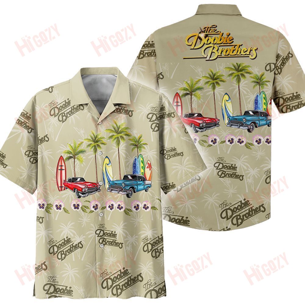 The Doobie Brothers Aloha Shirts, The Doobie Brothers Hawaiian Shirts, The Doobie Brothers Short Sleeve Shirt Hawaiian Shirts For Woman/For Men