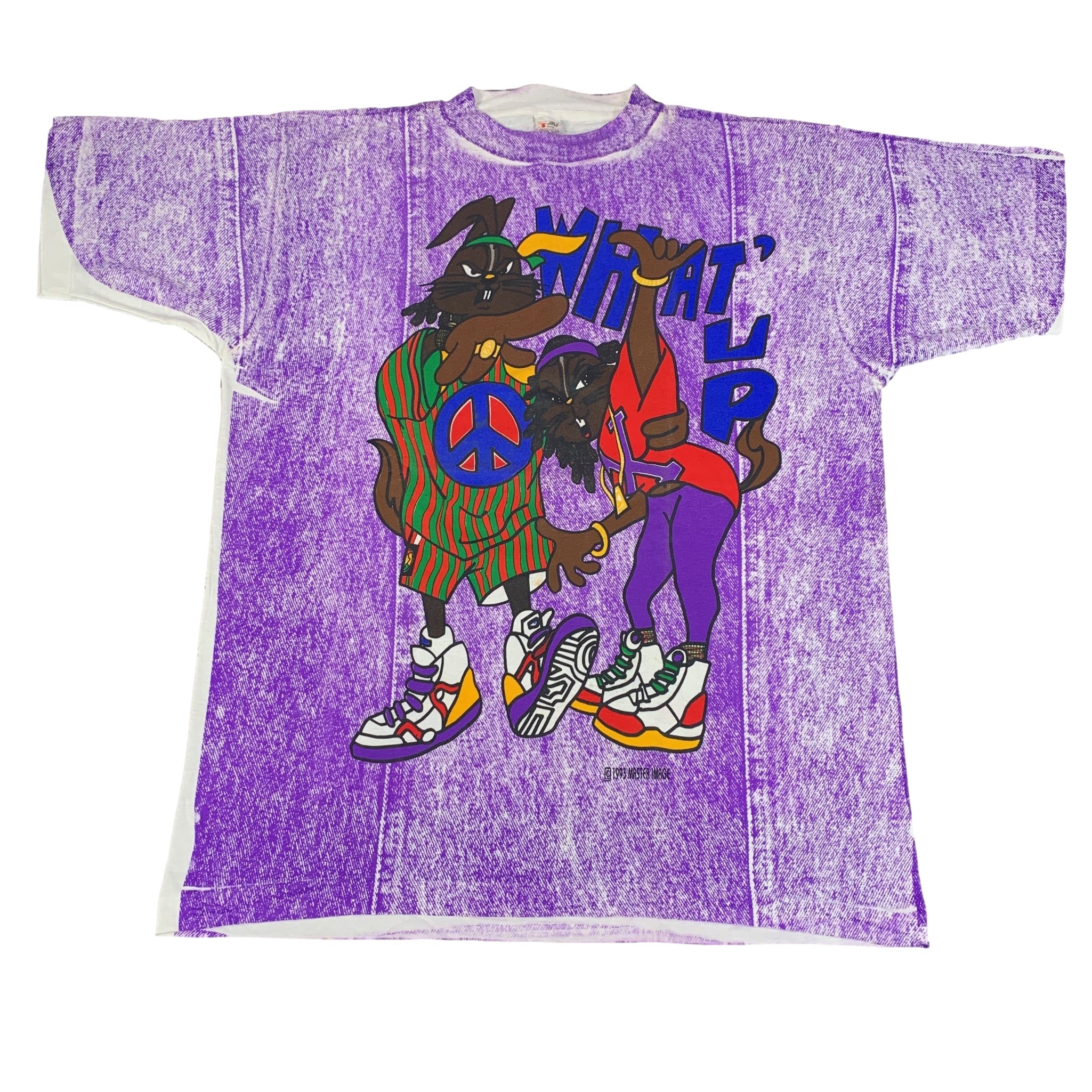 Vintage Looney Tunes “What’ Up” All Over Print T-Shirt