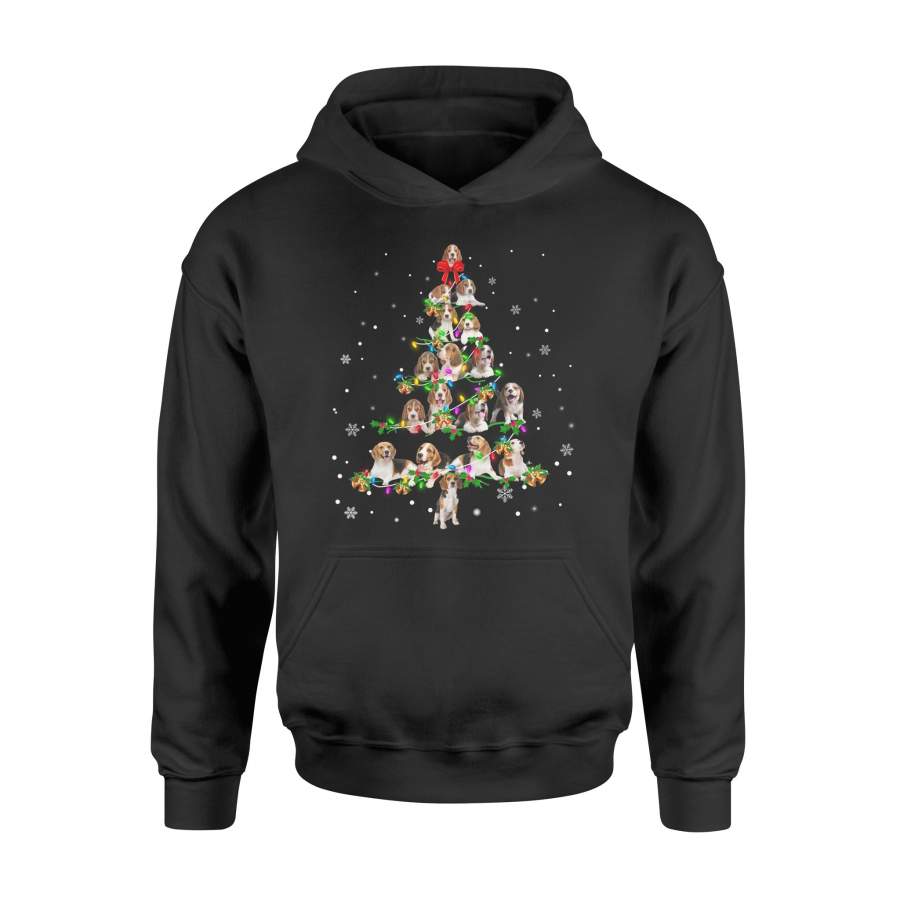 Beagle Christmas Tree X-Mas Gift Sweatshirt – Standard Hoodie
