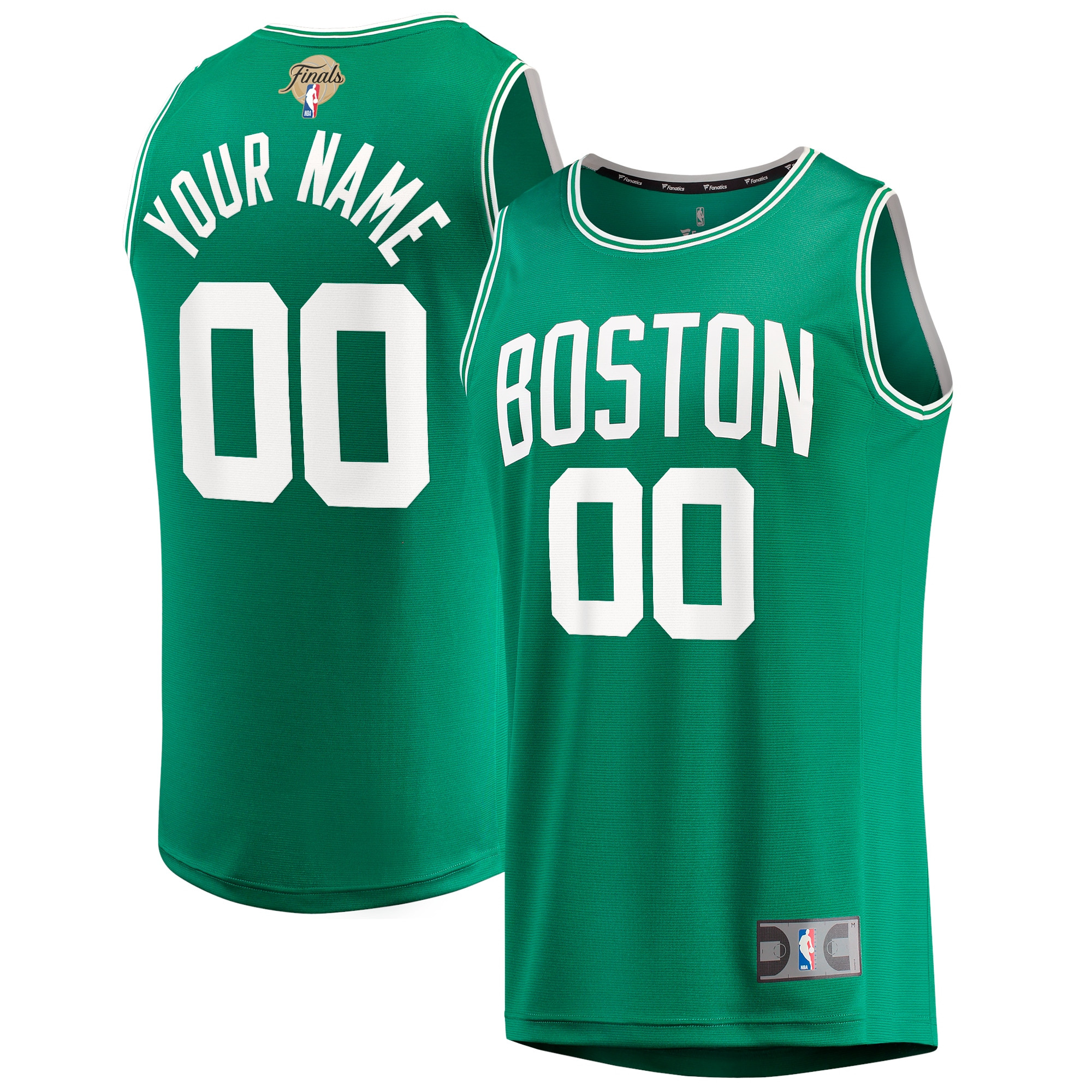 Boston Celtics Fanatics Branded 2022 NBA Finals Fast Break Replica Custom Jersey Kelly Green – Icon Brandedition