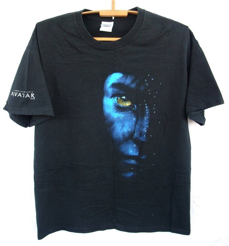 Rare Avatar Film James Cameron 2010 Black Shirt