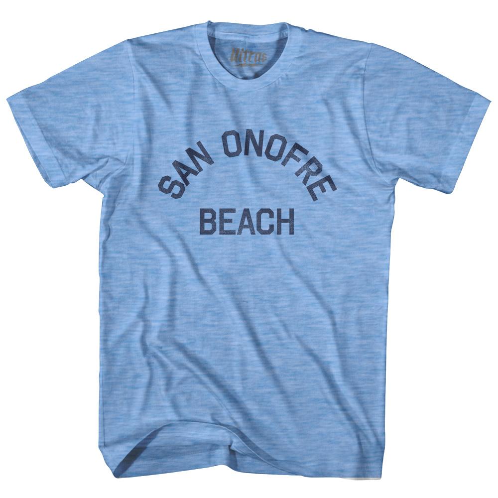 California San Onofre Beach Adult Tri-Blend Vintage T-shirt