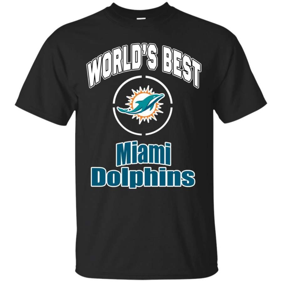 Amazing World’s Best Dad Miami Dolphins T Shirts