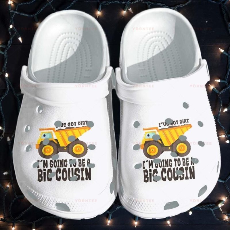 Dump Truck Birthday Gifts For Cousin Got Dirt Gifts Flower Gift For Lover Rubber clog Shoes Comfy Footwear