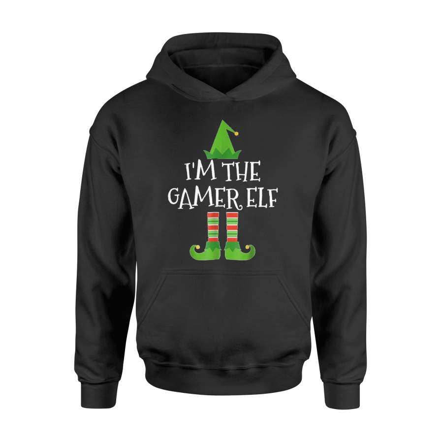 I’m The Gamer Elf Matching Family Group Christmas TShirt – Standard Hoodie