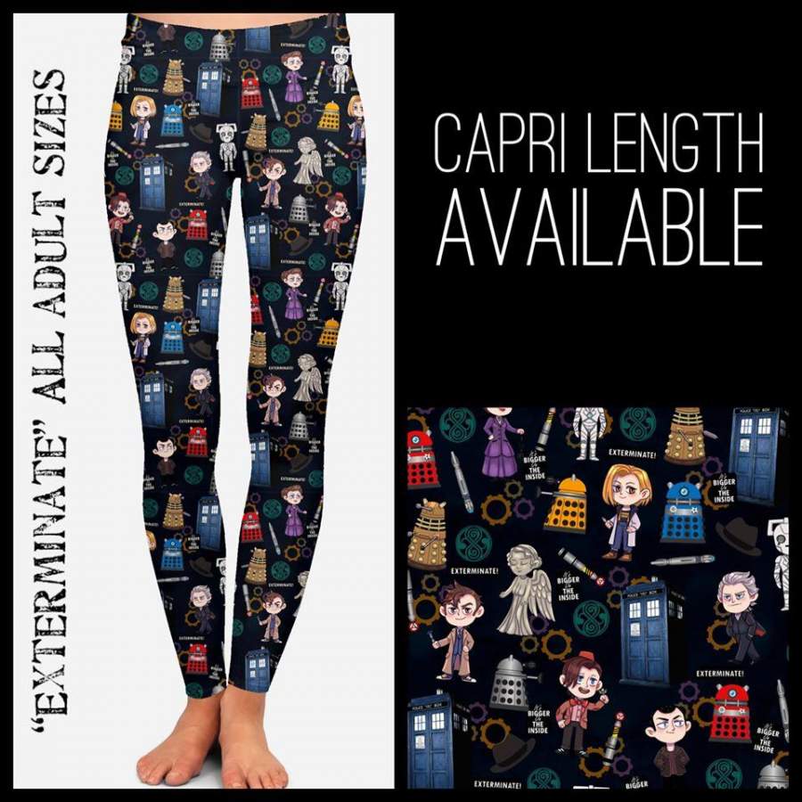 Custom Exterminate Leggings, Capris, & Joggers – ETA Early Sept