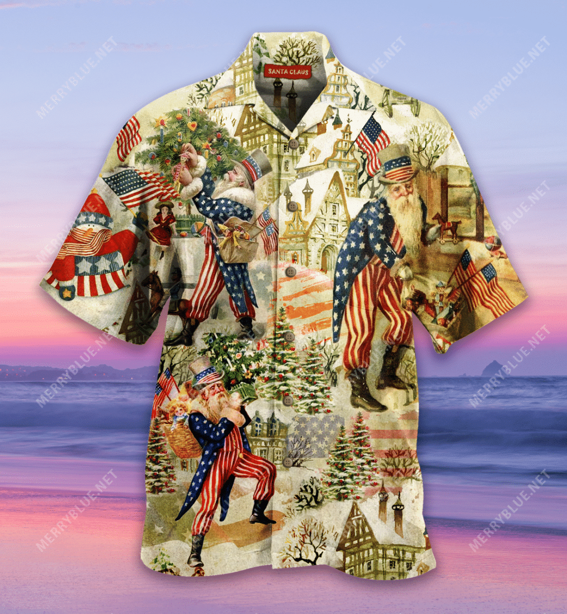 Shop From 1000 Unique I Heard You Coming Santa Claus Unisex Hawaii Shirt Ha84381