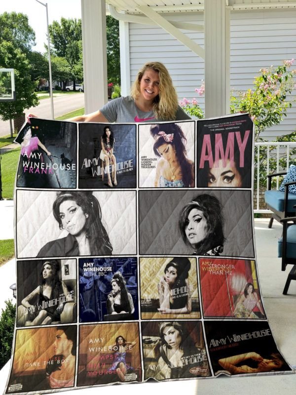 Amy Winehouse 3D Quilt Blanket HGM6