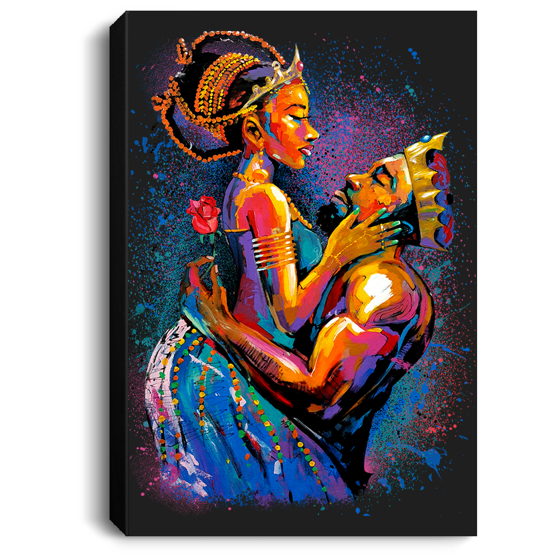 African American Canvas – Queen And King For Living Room Home Decor