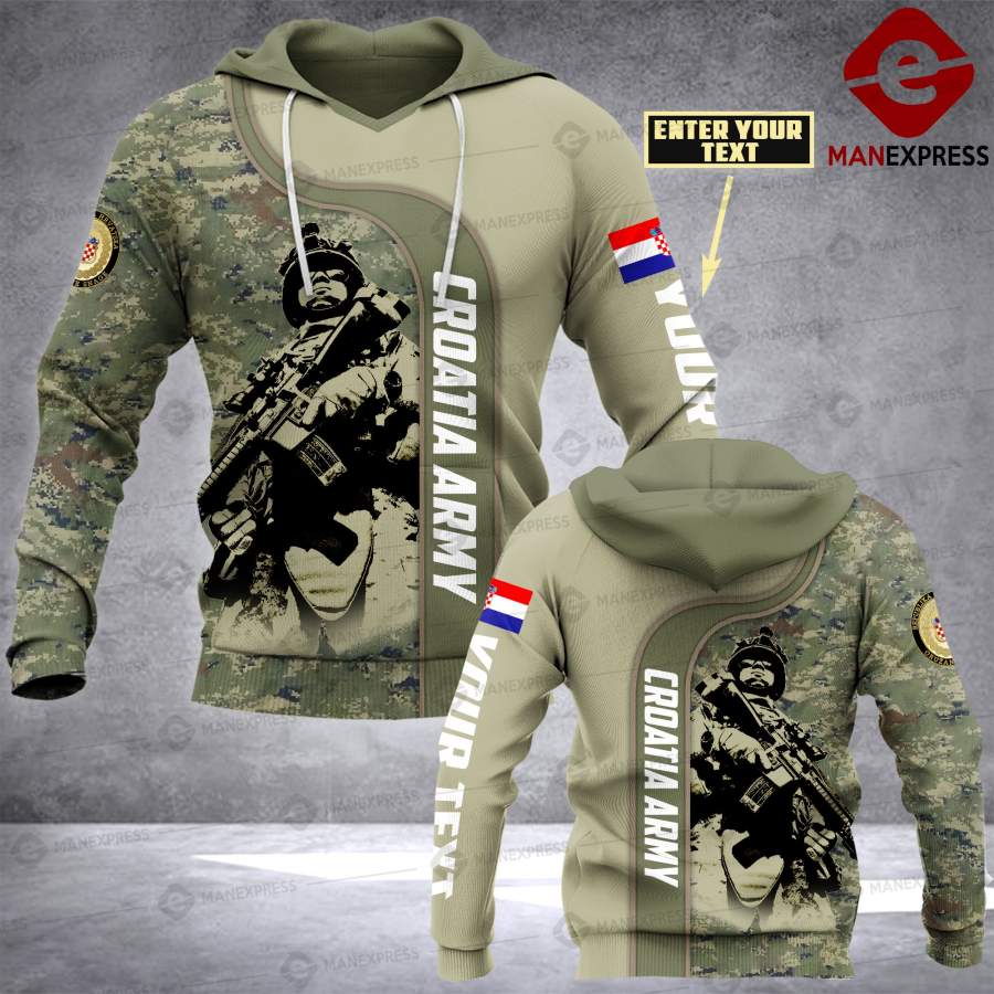 VH CUSTOMIZE CROATIA ARMY 2802 – 3D ALL OVER PRINT