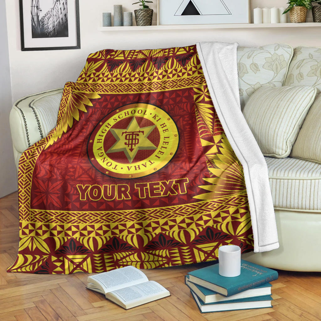 (Custom Personalised) Tonga High School Premium Blanket Simplified Version Lt8