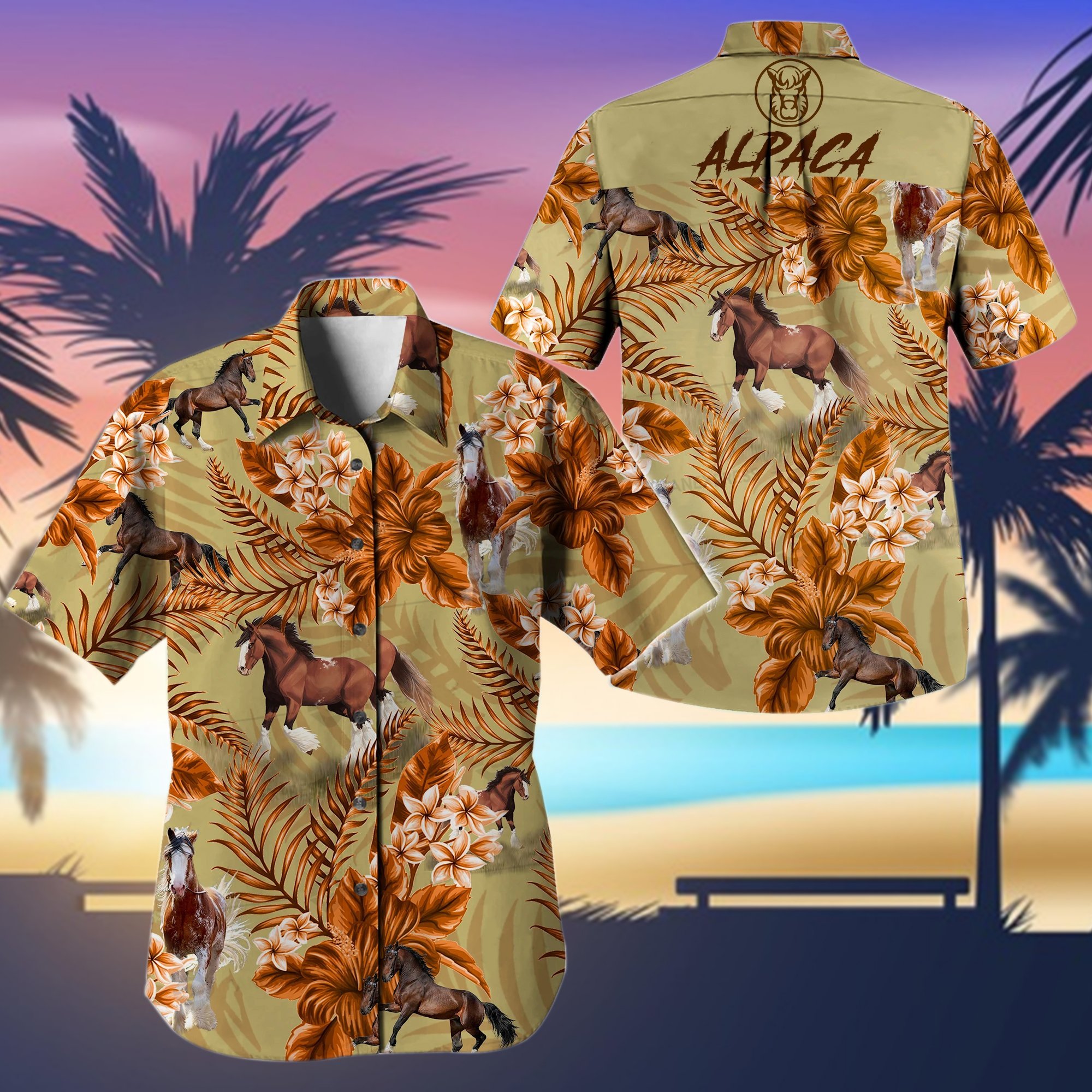 Horse Hawaii Shirt Ha109058