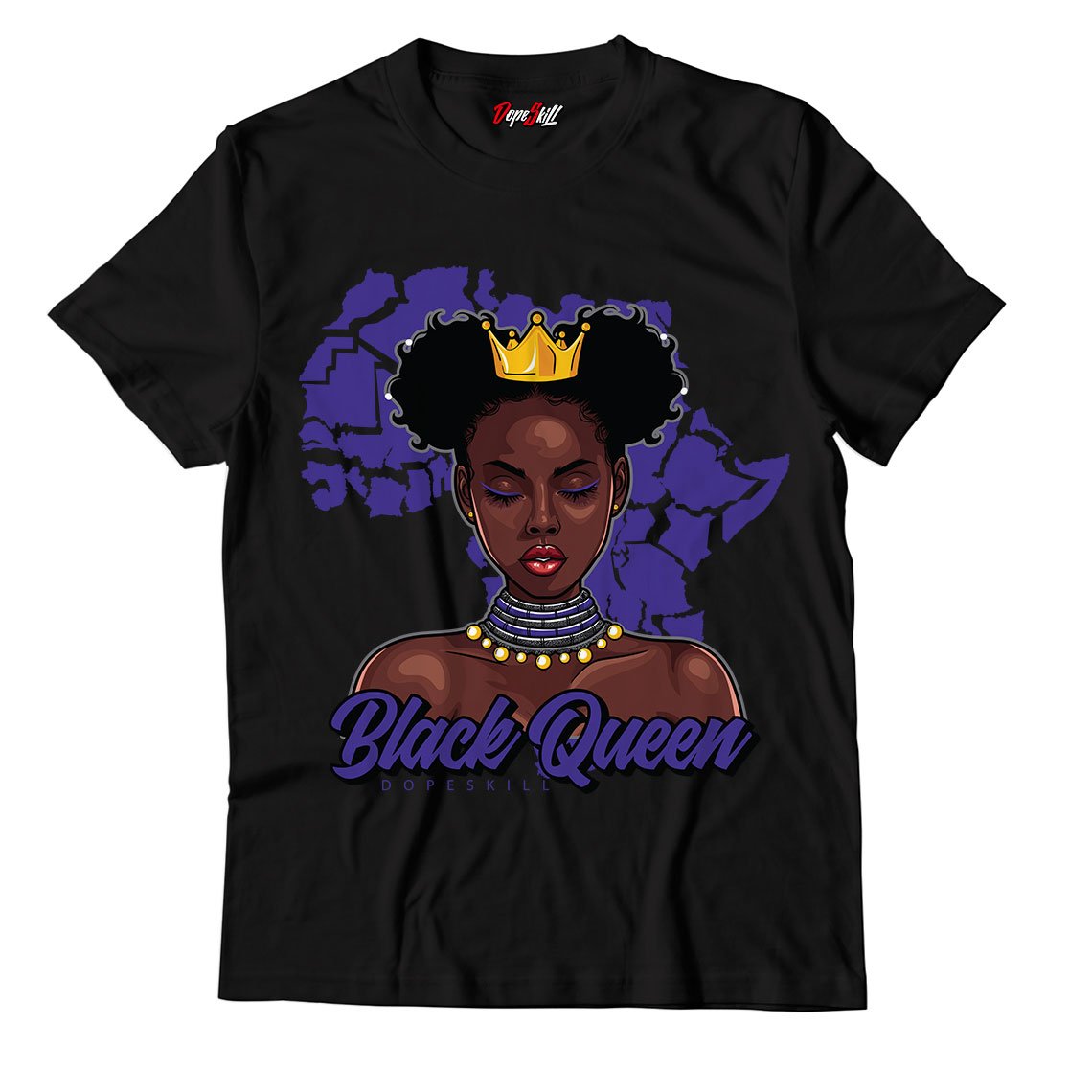 Black Queen Unisex Tshirt Match Aj3 Court Purple