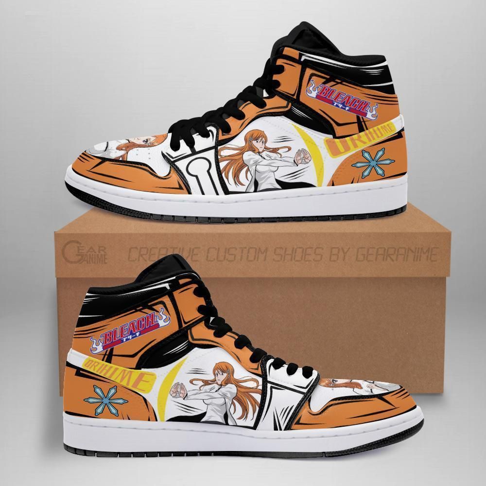 Bleach Orihime Inoue Anime Fan Gift Idea Mn05 Air Jordan Shoes Sport Sneakers
