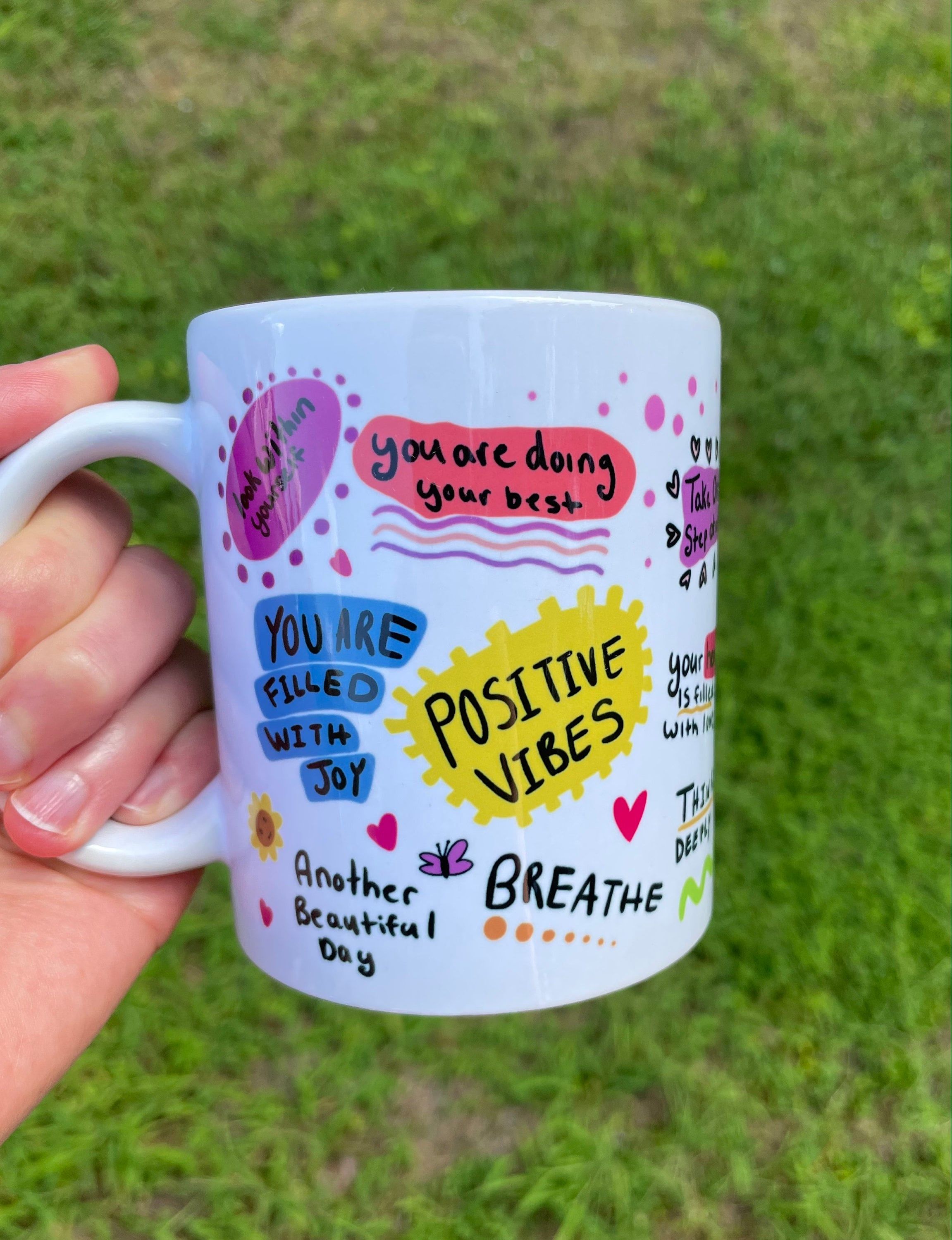 Daily Affirmations, Meditation Mug, Mindset Mug, Mugs For Teachers, Mugs For Therapist, Mugs With Sayings, Motivational Gift For Women