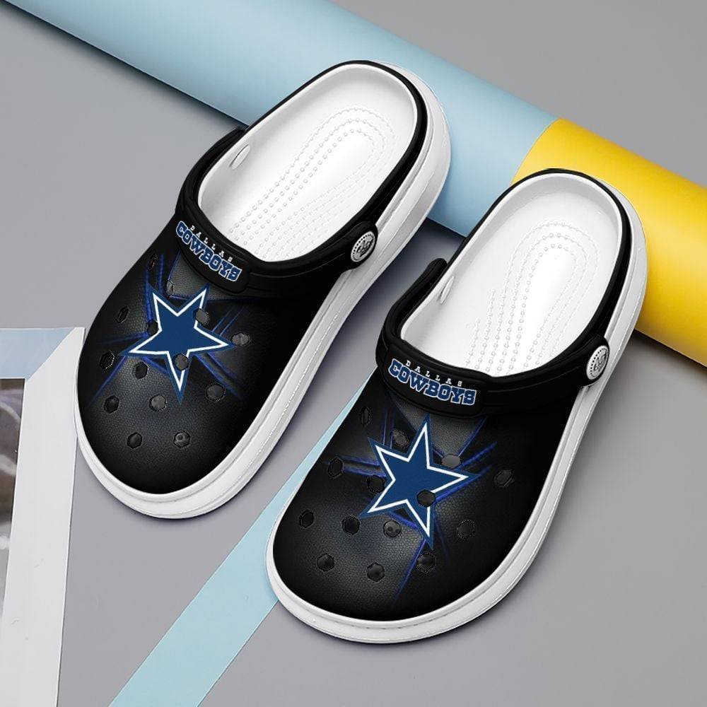 Dallas Cowboys Crocss Clog Comfortable Water Shoes Premium Water Friendly Style