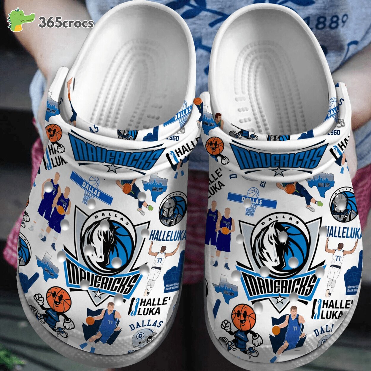 Dallas Mavericks NBA Sport Inspired Ultimate Comfort Crocss Clogs Shoes.