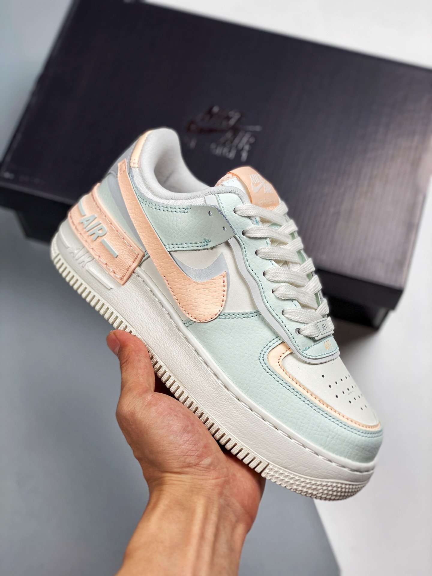 Nike Air Force 1 Shadow Barely Green Crimson Tint 5340048