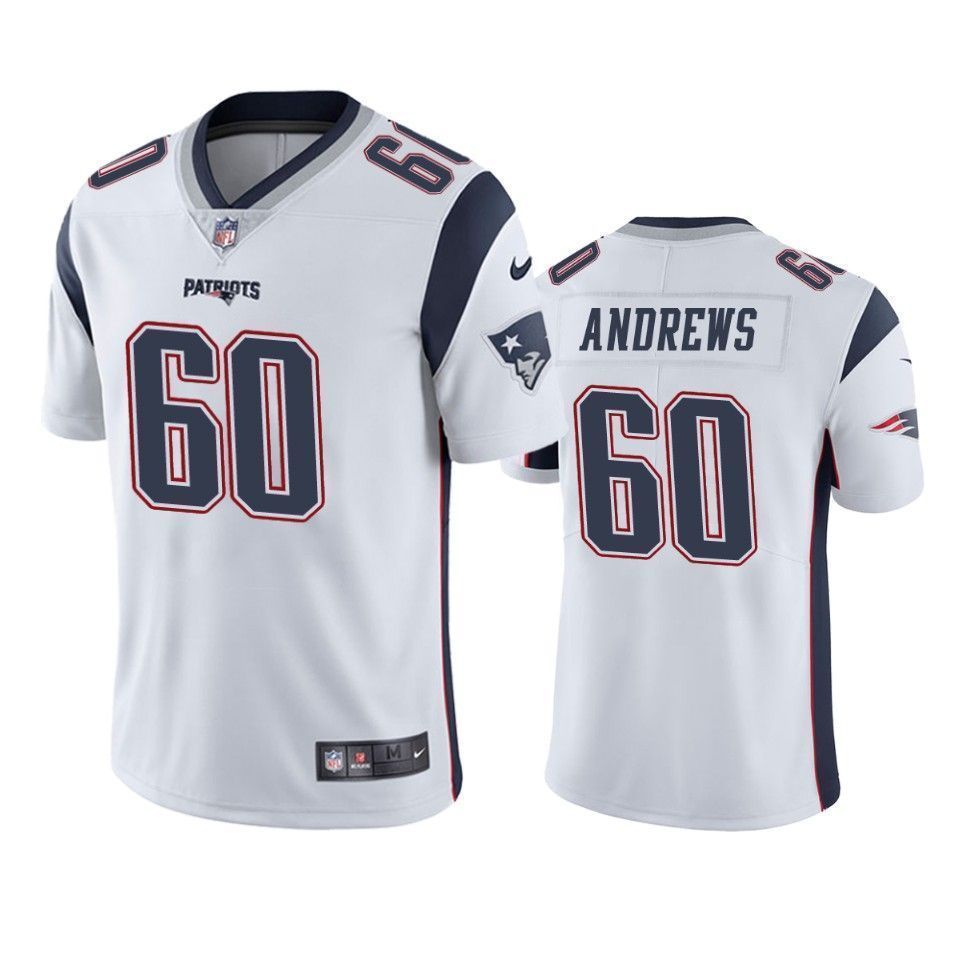 David Andrews New England Patriots White Vapor Limited 3D Jersey