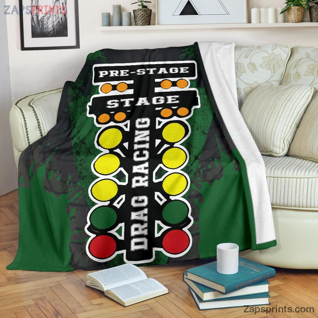 Gift For Racing Lover – Drag Racing Blanket Rbng – Gift For Friends