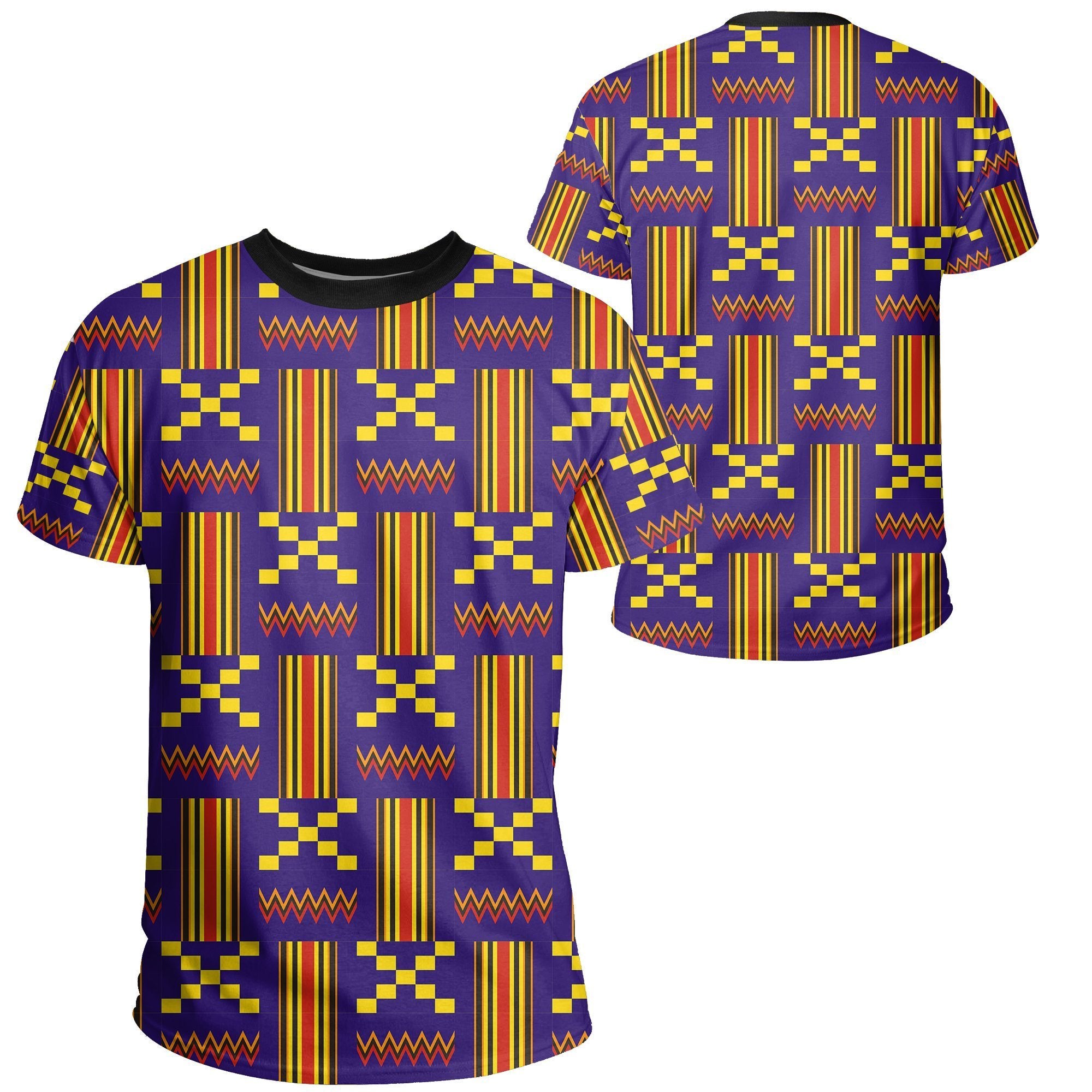 Greek Life T-Shirt – Blue Akan Kente Tee