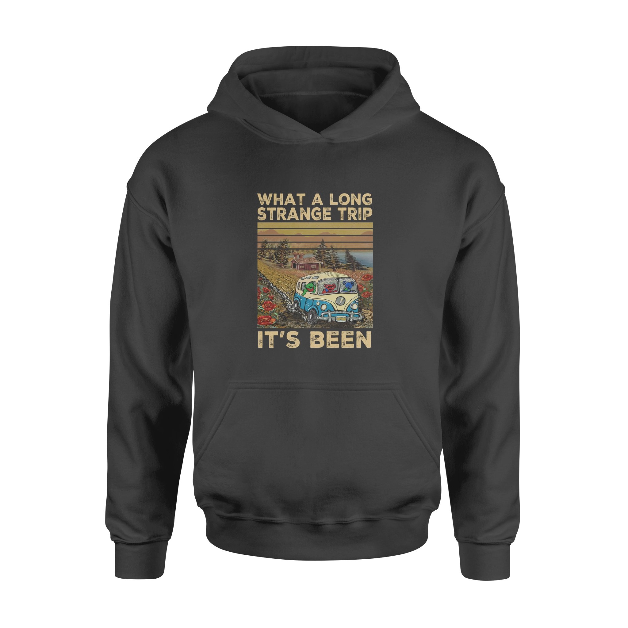 What A Long Strange Trip Its Been Grateful Dead Hippie Car For Fan – Standard Hoodie