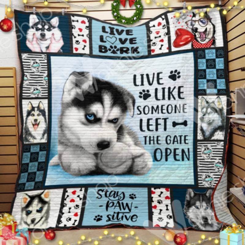 Siberian Husky Dog Blanket OCT1502 69O39