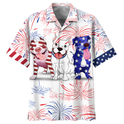 America Pitbull Hawaii Shirt For Men Women Ha86735