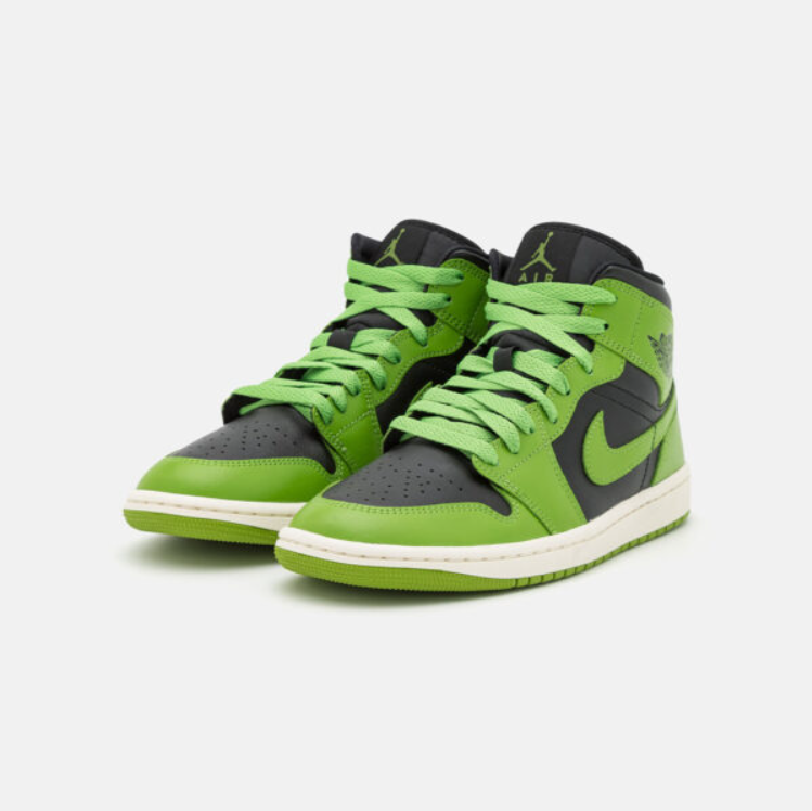 Air Jd1 Mid Black Altitude Green 600744