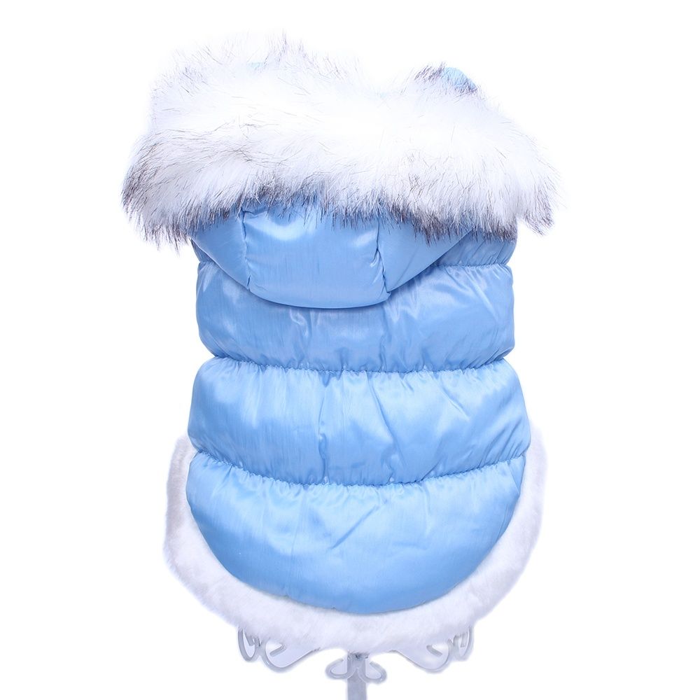 Dog Cat Warm Coat Jacket Pet Puppy Hoodie Dress Winter Clothing Outfit 3 Colours alx